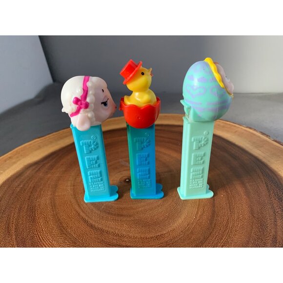 Vintage Easter PEZ Dispenser Lot with Bunny & Chick Designs - Picture 13 of 14